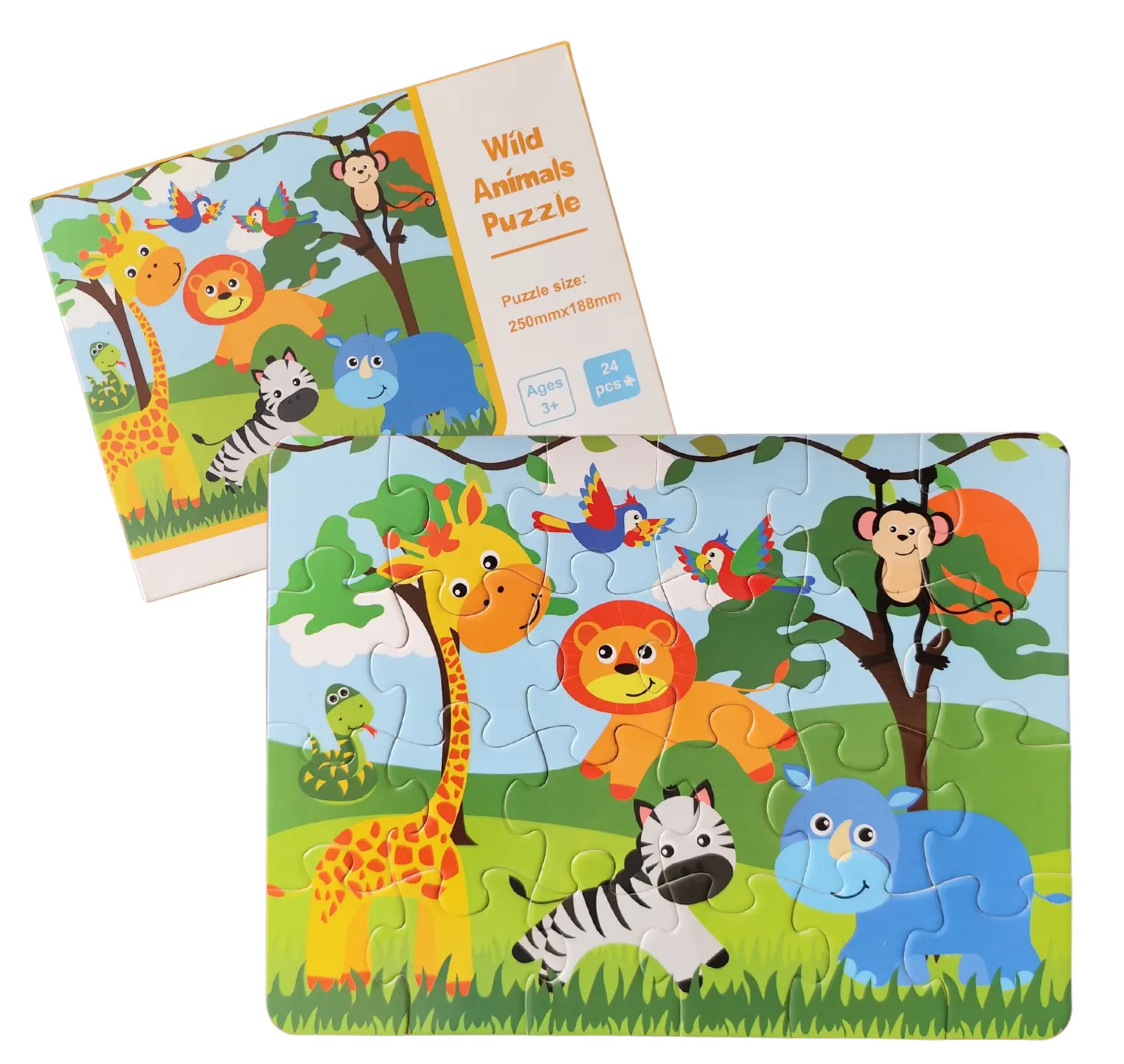 Puzzle Animales Salvajes - 24 pzas