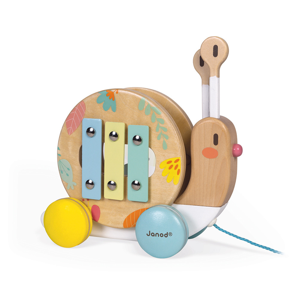 Caracol Musical para Arrastrar – Janod 🐌🎶