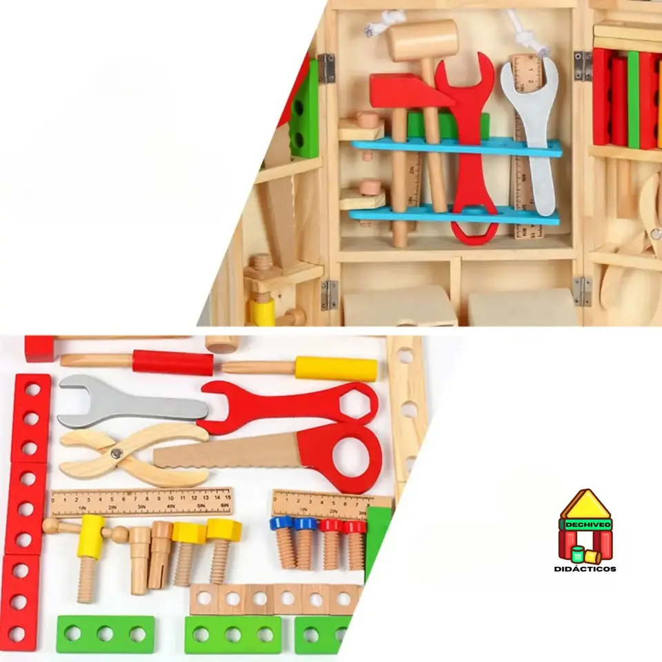 Kit Didáctico de Herramientas - Madera -