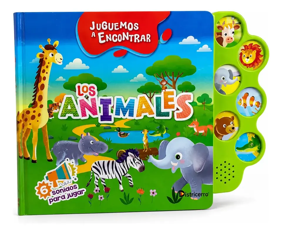 Libro Sonoro Juguemos a Encontrar Animales