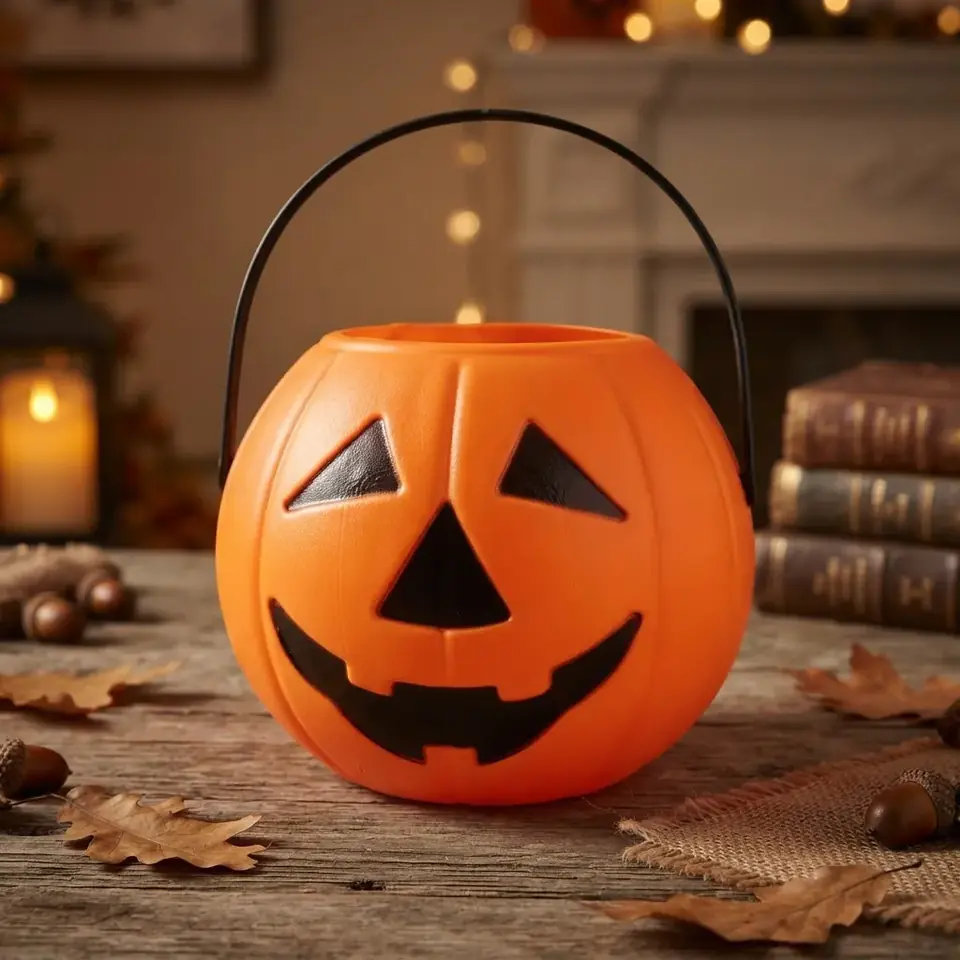 Balde Calabaza de Halloween 18cm