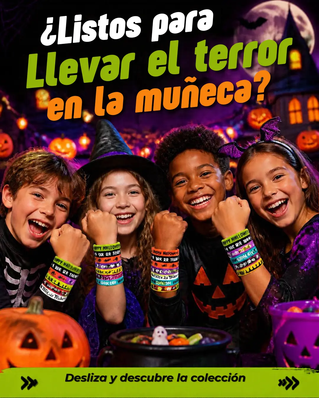 Pulseras Silicona Halloween